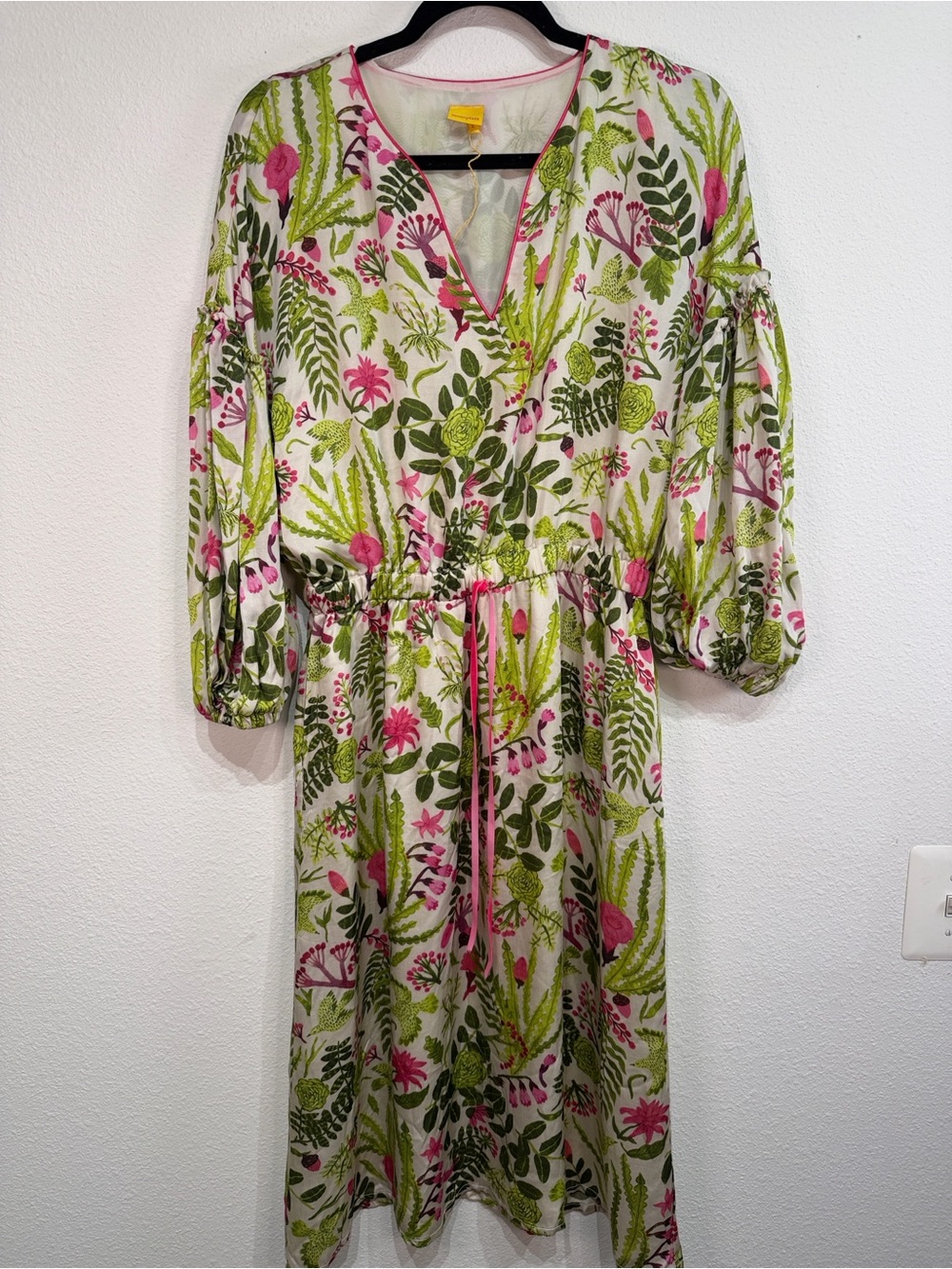 Monoplaza Floral Garden Party Midi Dress size Large - Picture 2 of 13